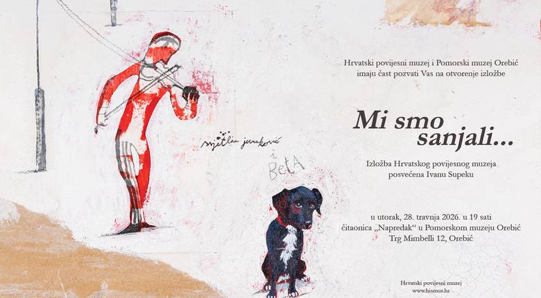 „Mi smo sanjali…” u Orebiću: izložba posvećena Ivanu Supeku gostuje u Pomorskom muzeju